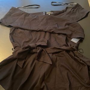 Black Off Shoulder Wrap Top. size 22/24